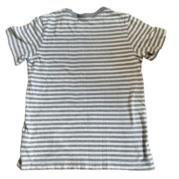 Hanna Andersson Batman Gray White Stripe T-shirt Kids 10/140cm Graphic Comics - Picture 2 of 7